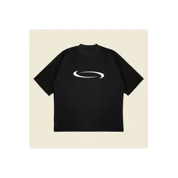 Mclaren Baskılı Oversize Unisex Pamuklu Nefes Alan Kalın Kumaşlı
