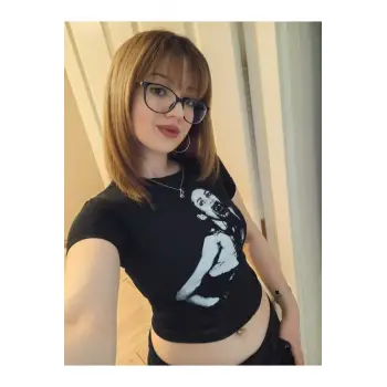 Megan Fox Baskılı Baby tee T-shirt