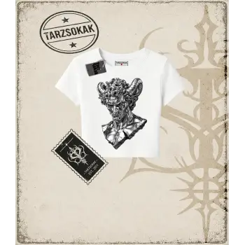 METALLIC GRAPHIC   Kadın Baby Tee