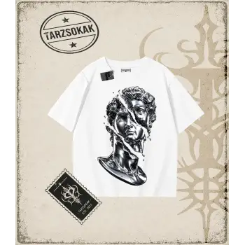 METALLIC GRAPHIC   Oversize Unisex Tişört