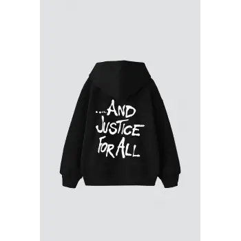 Metallica And Justice For All Baskılı Oversize Unisex Siyah
