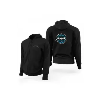 Metallica Hardwired Fermuarlı Kaps?onlu Sweatshirt 12919
