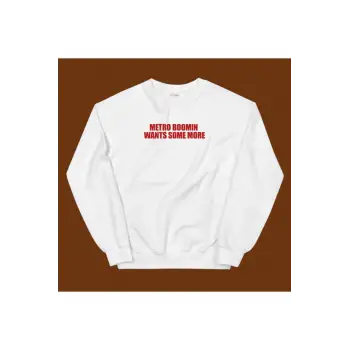 Metro Boomin Sweatshirt Beyaz