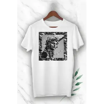 Mitoloji Medusa Baskılı Tişört