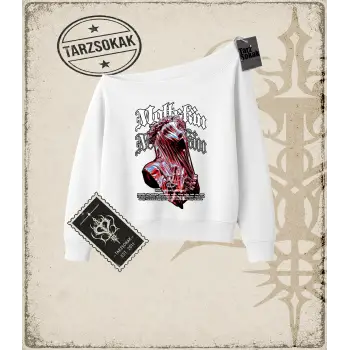 MOLTSKIN Kadın Kayık Yaka Sweatshirt
