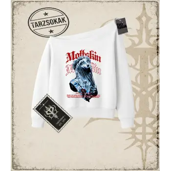 MOLTSKIN Kadın Kayık Yaka Sweatshirt