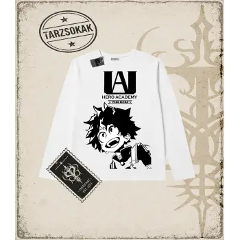 My Hero Academia Anime Baskılı Long Sleeve