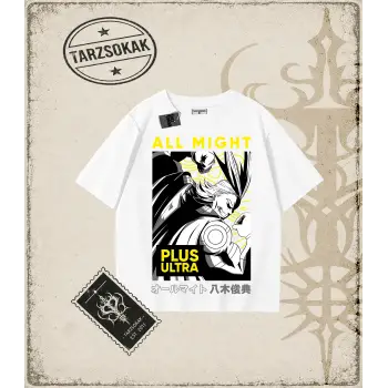 My Hero Academia Anime Baskılı Oversize Unisex Tişört