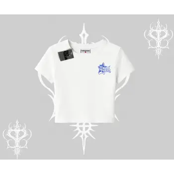 My Mood Right Now Yazılı Sevimli Kedi Oversize Crop Tshirt