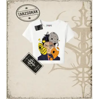 Naruto Anime Baskılı Kadın Baby Tee