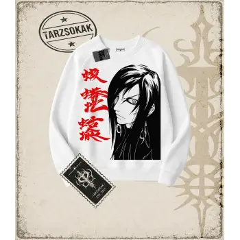 Naruto Anime Baskılı Oversize Unisex Bisiklet Yaka Sweatshirt