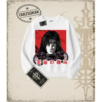 Naruto Anime Baskılı Oversize Unisex Bisiklet Yaka Sweatshirt
