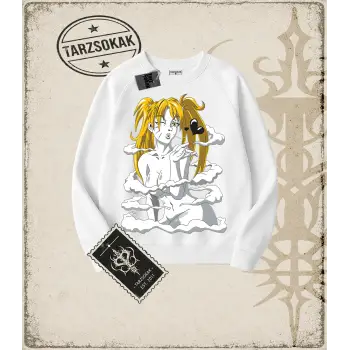 Naruto Anime Baskılı Oversize Unisex Bisiklet Yaka Sweatshirt