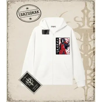 Naruto Anime Baskılı Oversize Unisex Hırka & Çeket Fermuarlı Sweatshirt