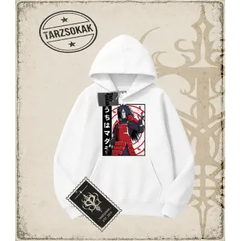 Naruto Anime Baskılı Oversize Unisex Kapşonlu Sweatshirt
