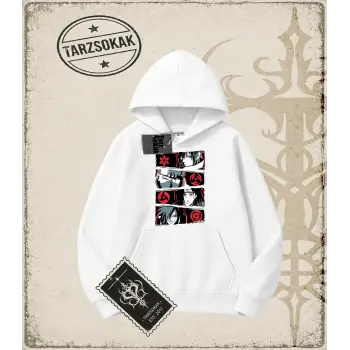 Naruto Anime Baskılı Oversize Unisex Kapşonlu Sweatshirt