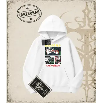 Naruto Anime Baskılı Oversize Unisex Kapşonlu Sweatshirt
