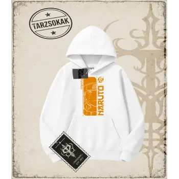 Naruto Anime Baskılı Oversize Unisex Kapşonlu Sweatshirt