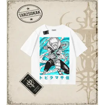 Naruto Anime Baskılı Oversize Unisex Tişört