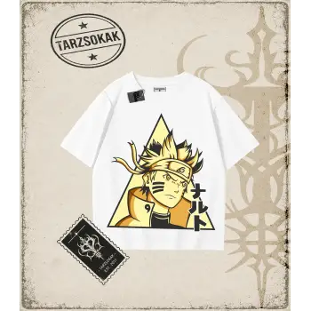 Naruto Anime Baskılı Oversize Unisex Tişört