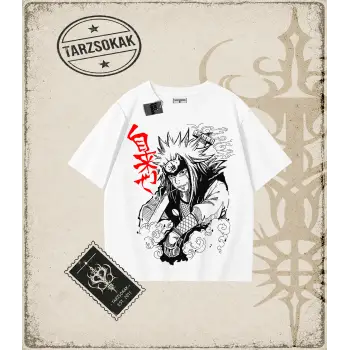 Naruto Anime Baskılı Oversize Unisex Tişört