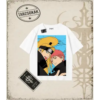 Naruto Anime Baskılı Oversize Unisex Tişört