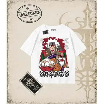 Naruto Anime Baskılı Oversize Unisex Tişört