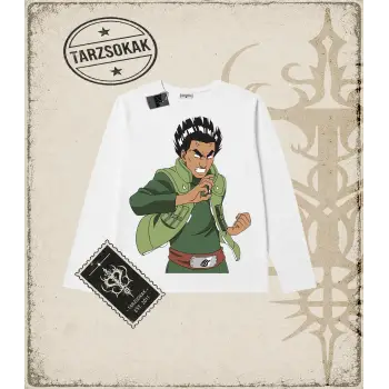 Naruto Rock Lee Anime Baskılı Long Sleeve