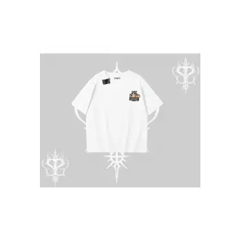 Need Coffee Right Meow Yazılı Kedi Baskılı Oversize Tshirt