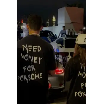 Need Money For Porsche Detail Oversize Unisex