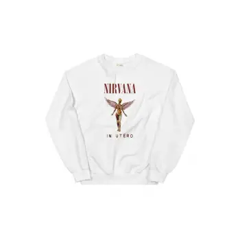 Nirvana Sweatshirt Beyaz