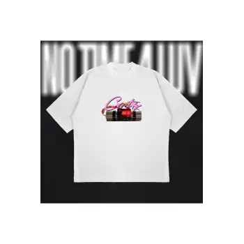 No Time 4 Luv Oversize Unisex Pamuklu Nefes Alan Kalın Kumaşlı