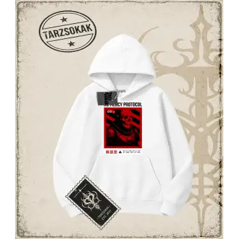 NOMERCYPROTOCOL Oversize Unisex Kapşonlu Sweatshirt