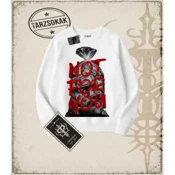 NOTFORYOU Oversize Unisex Bisiklet Yaka Sweatshirt