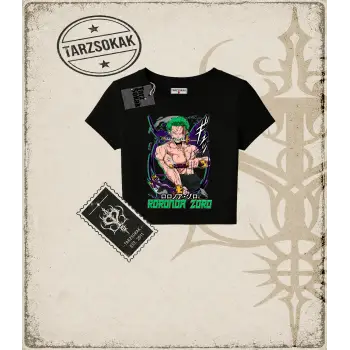 One Piece Anime Karakterleri  Kadın Baby Tee Beyaz