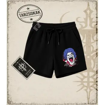One Piece Anime Karakterleri  Unisex Şort Beyaz