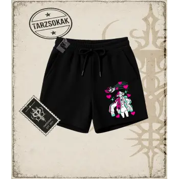 One Piece Anime Karakterleri  Unisex Şort Beyaz