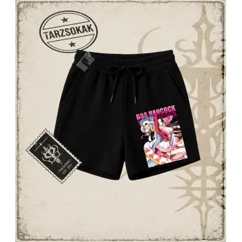 One Piece Anime Karakterleri  Unisex Şort Beyaz