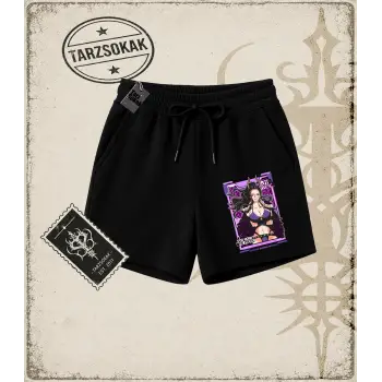One Piece Anime Karakterleri  Unisex Şort Beyaz