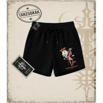 One Piece Anime Karakterleri  Unisex Şort Beyaz