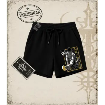 One Piece Anime Karakterleri  Unisex Şort Beyaz