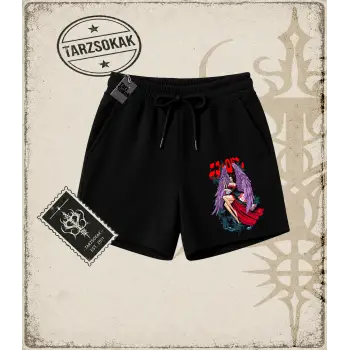 One Piece Anime Karakterleri  Unisex Şort Beyaz