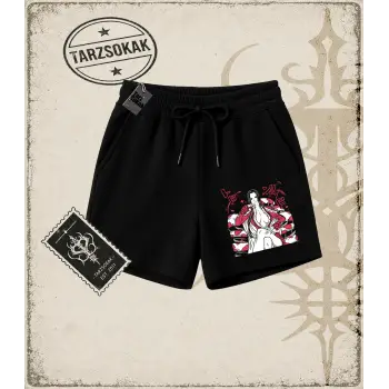 One Piece Anime Karakterleri  Unisex Şort Beyaz