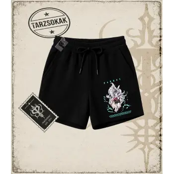 One Piece Anime Karakterleri  Unisex Şort Beyaz