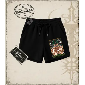 One Piece Anime Karakterleri  Unisex Şort Beyaz