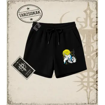 One Piece Anime Karakterleri  Unisex Şort Beyaz