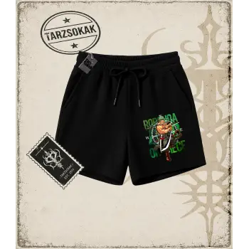One Piece Anime Karakterleri  Unisex Şort Beyaz