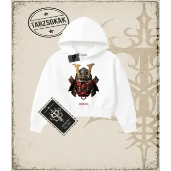 ONIMUSHA Kadın Crop Kapşonlu Sweatshirt