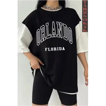ORLANDO Siyah Oversize Çift Renk
