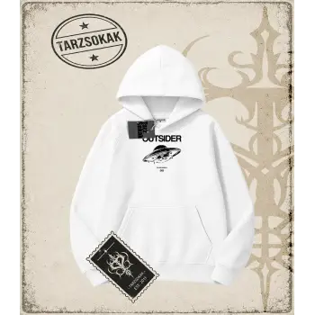 OUTSIDER Oversize Unisex Kapşonlu Sweatshirt